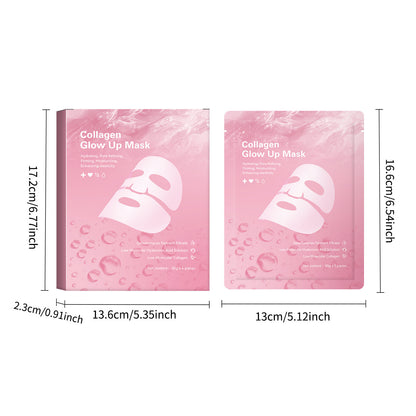 Segmented Facial Sheet Mask - Collagen Glow Up Mask