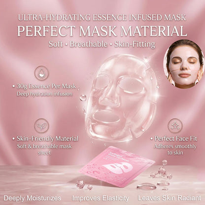 Segmented Facial Sheet Mask - Collagen Glow Up Mask