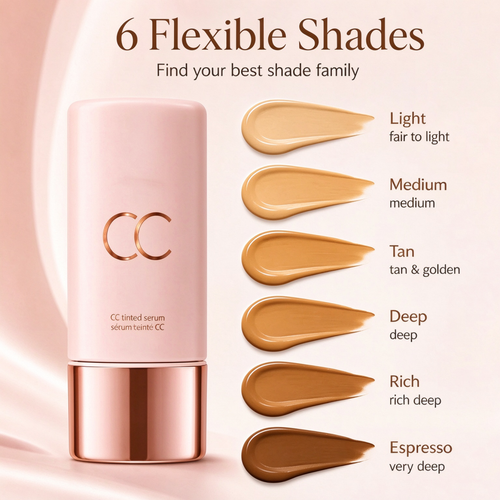 CC Tinted Serum - Evens Skin Tone & Covers Blemishes Discoloured CC Cream